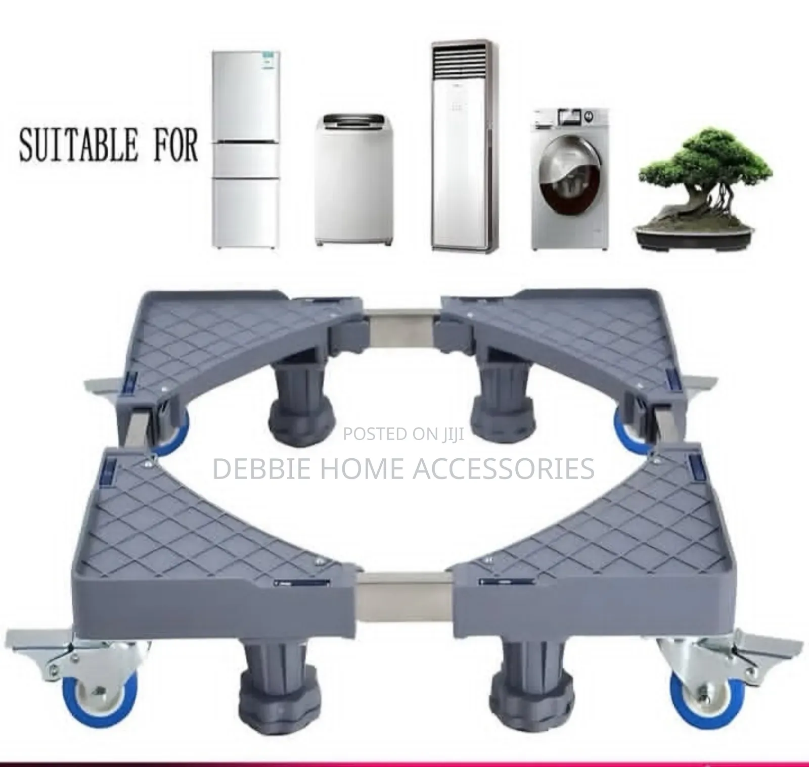 Adjustable Mobile Base for Appliances- Heavy Duty