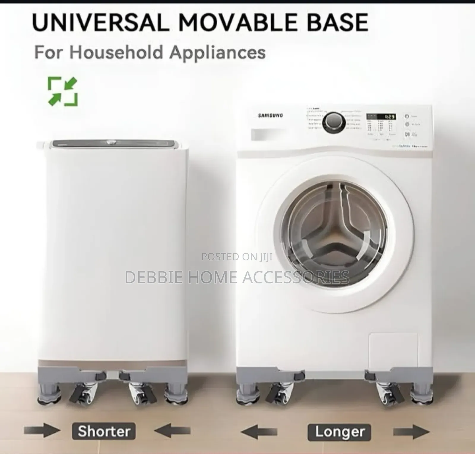 Adjustable Mobile Base for Appliances- Heavy Duty