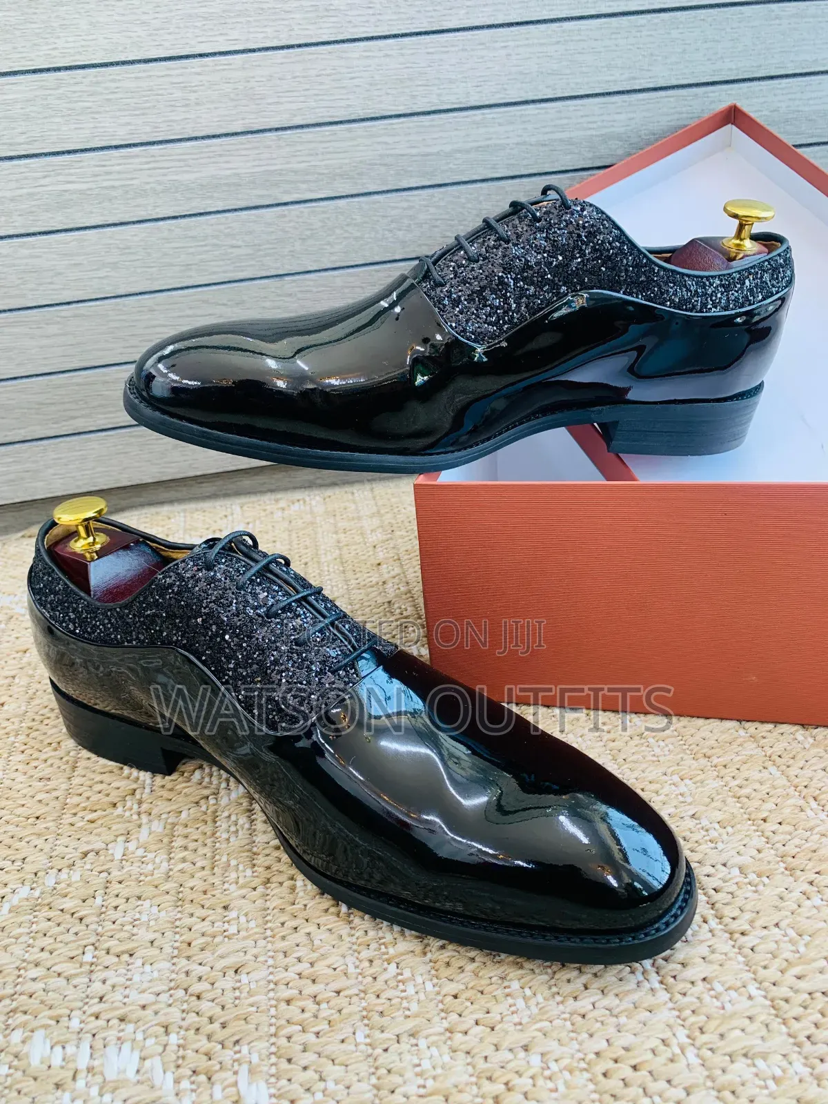 Viatu Vya Double Layer Za Leather Well Shiny