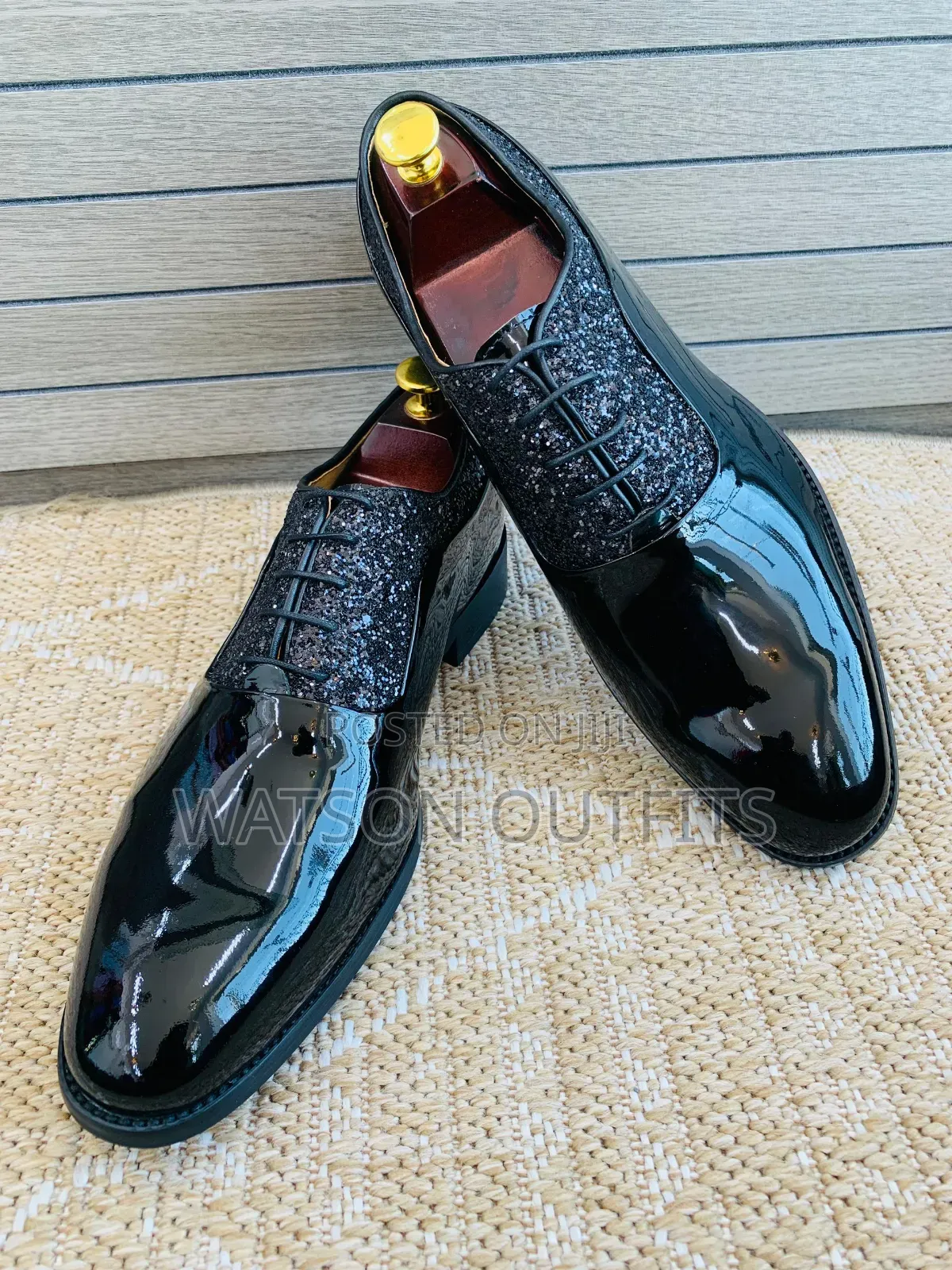 Viatu Vya Double Layer Za Leather Well Shiny