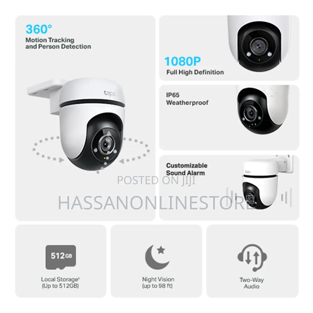 Tp-Link Tapo C500 Outdoor Pan/Tilt Security Wifi Camera