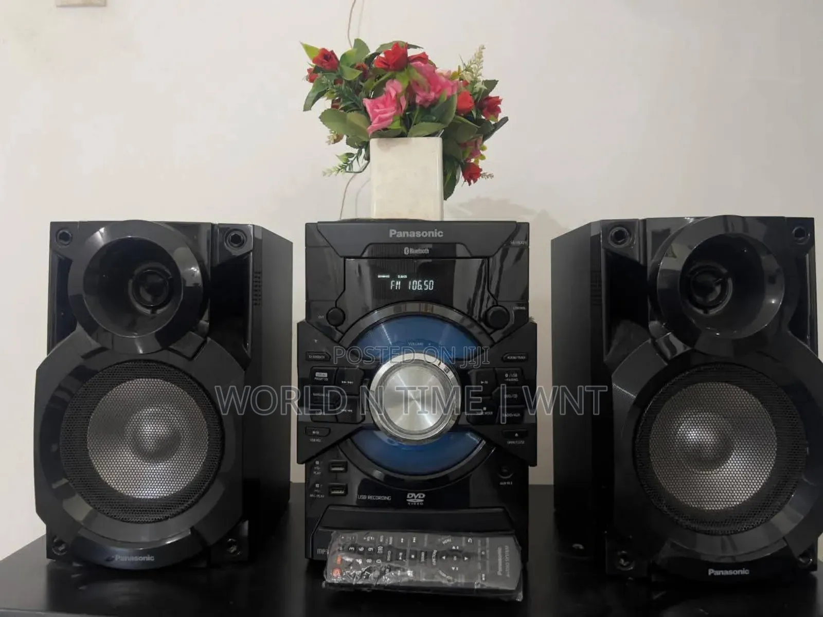 Panasonic Hi-Fi 3900w DVD Cd Mp3 Bluetooth 2 Usb Sc-Vkx25gs-K