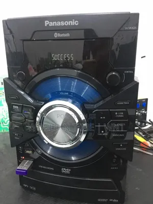 Panasonic Hi-Fi 3900w DVD Cd Mp3 Bluetooth 2 Usb Sc-Vkx25gs-K