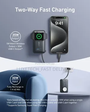 Anker Maggo Power Bank 10,000mah, 35w