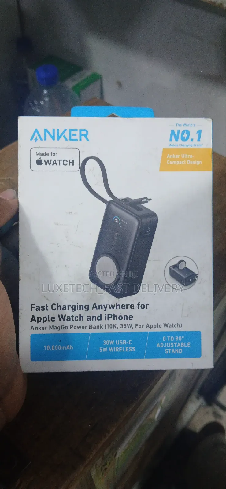 Anker Maggo Power Bank 10,000mah 35w + Wireless Apple Watch Charger