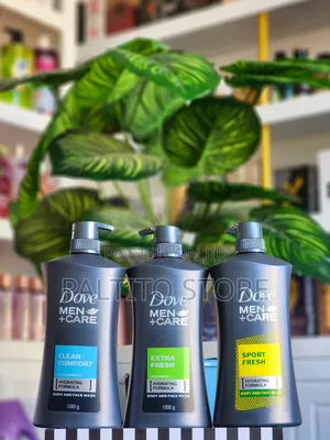 Dove Men+Care Body and Face Wash.