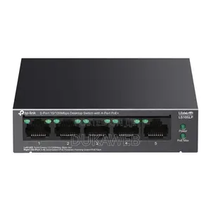 Tp-Link Ls105lp 4-Port Poe Desktop Switch With Extend Mode – Brand New