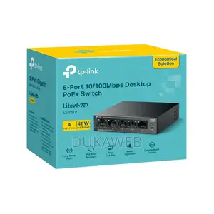 Tp-Link Ls105lp 4-Port Poe Desktop Switch With Extend Mode – Brand New