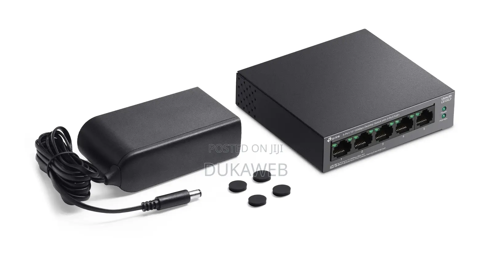 Tp-Link Ls105lp 4-Port Poe Desktop Switch With Extend Mode – Brand New