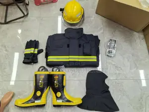 Fire Fighting Equipments Complete Set.
