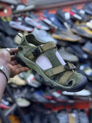 Men's Sandals C2 Material Leather Canvas