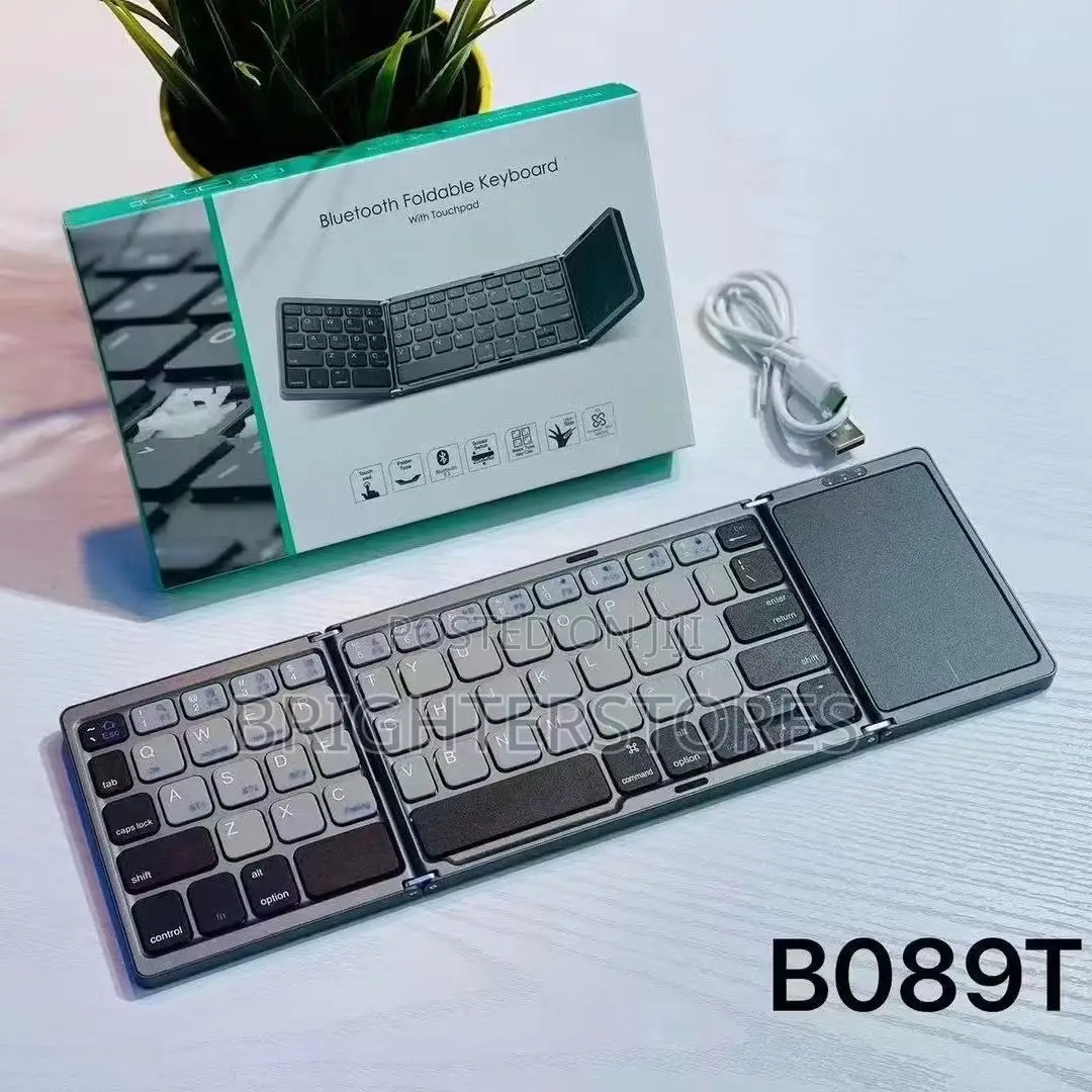 Bluetooth Foldable Keyboard With Touchpad