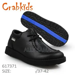 School Shoes Crabkids Full Black for Boys