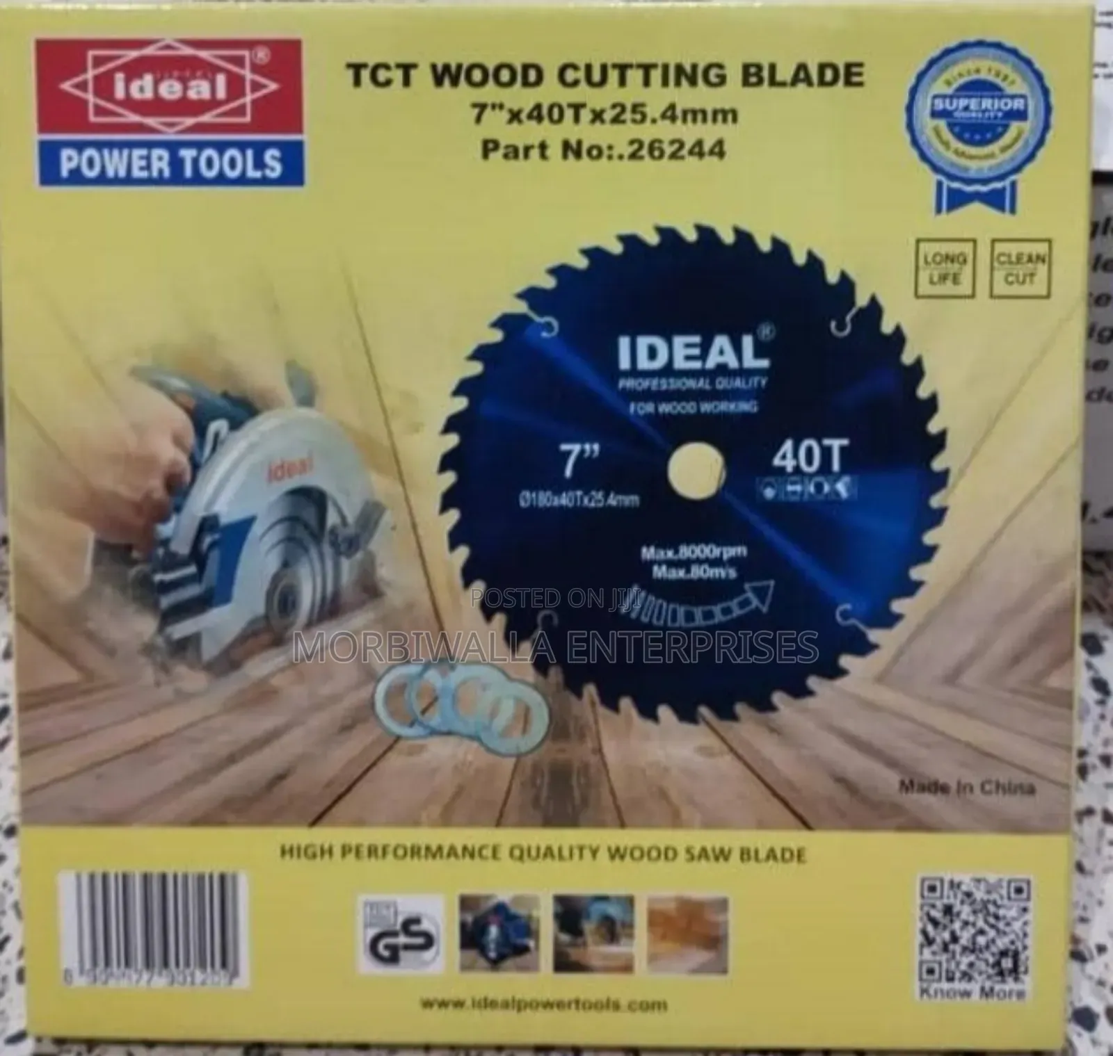 Wood Cutting Saw Blade 7 Inches 40t