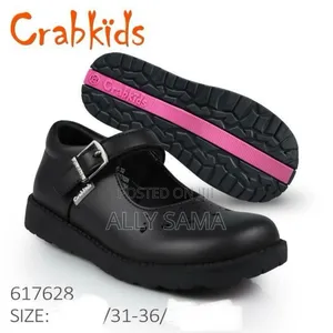 School Shoes Crab Kids Full Material Leather