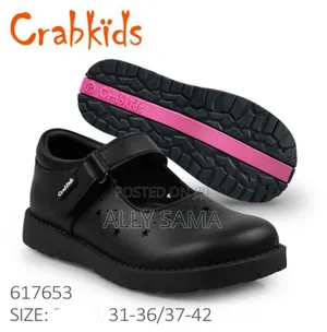 School Shoes Crab Kids Full Material Leather