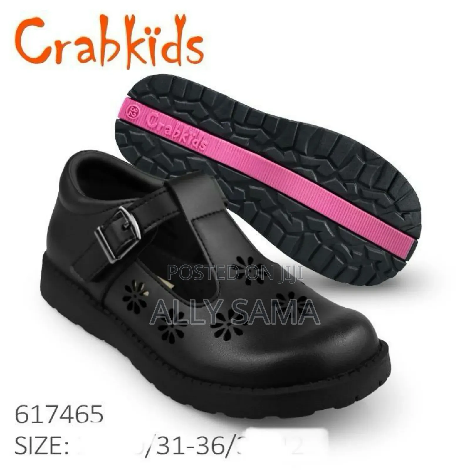School Shoes Crab Kids Full Material Leather