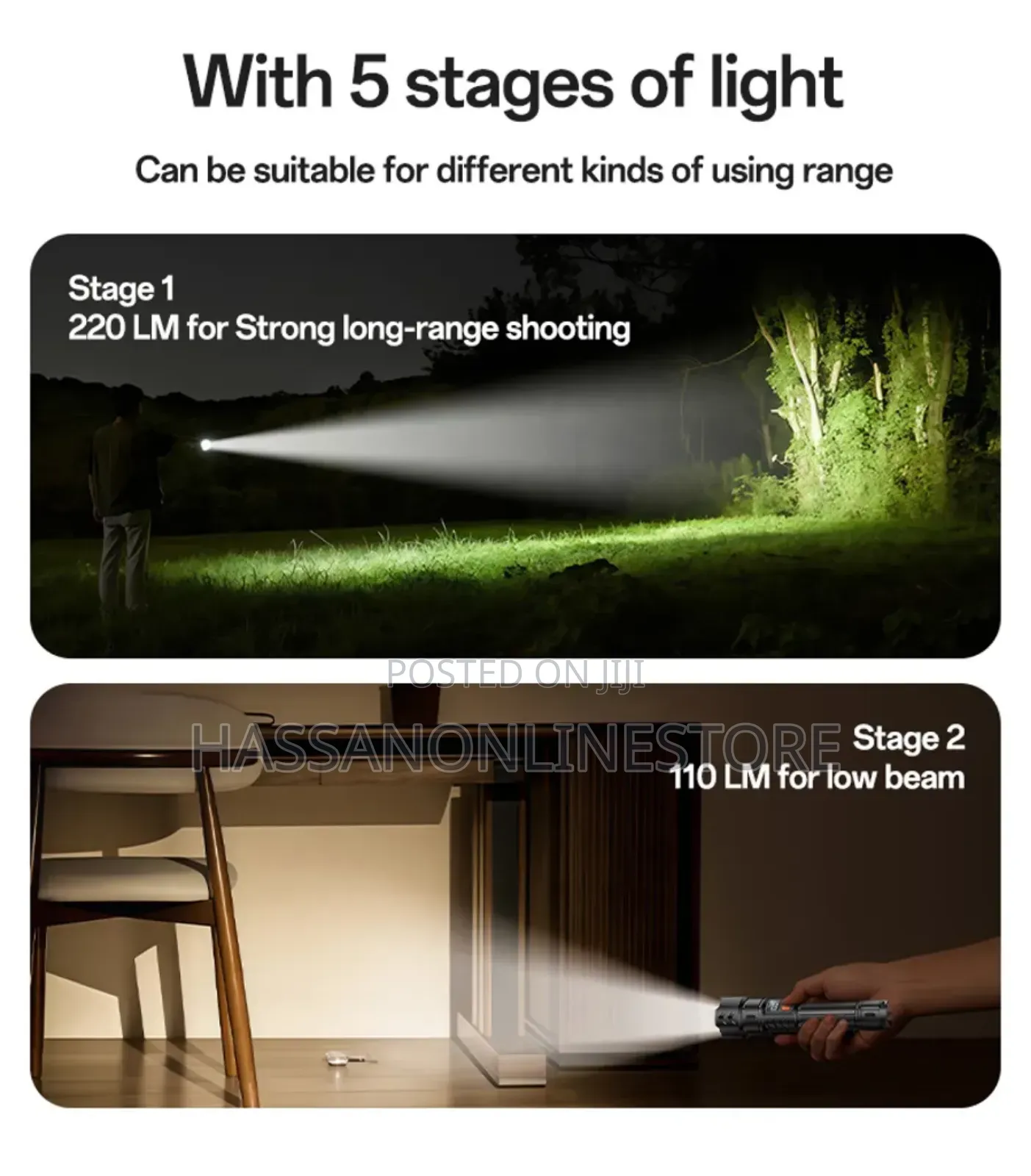 Yesido Tc10 Rechargeable Flash Light