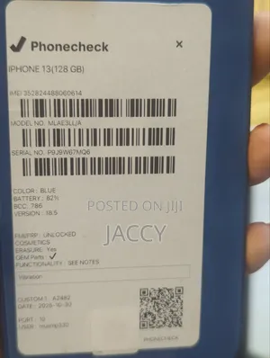 New Apple iPhone 13 128 GB Blue