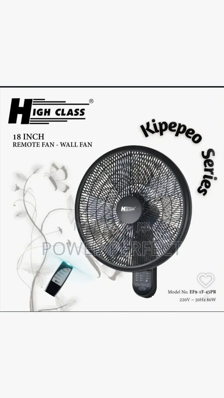 *Highclass Wall Fan Remote*
*,Kipepeo