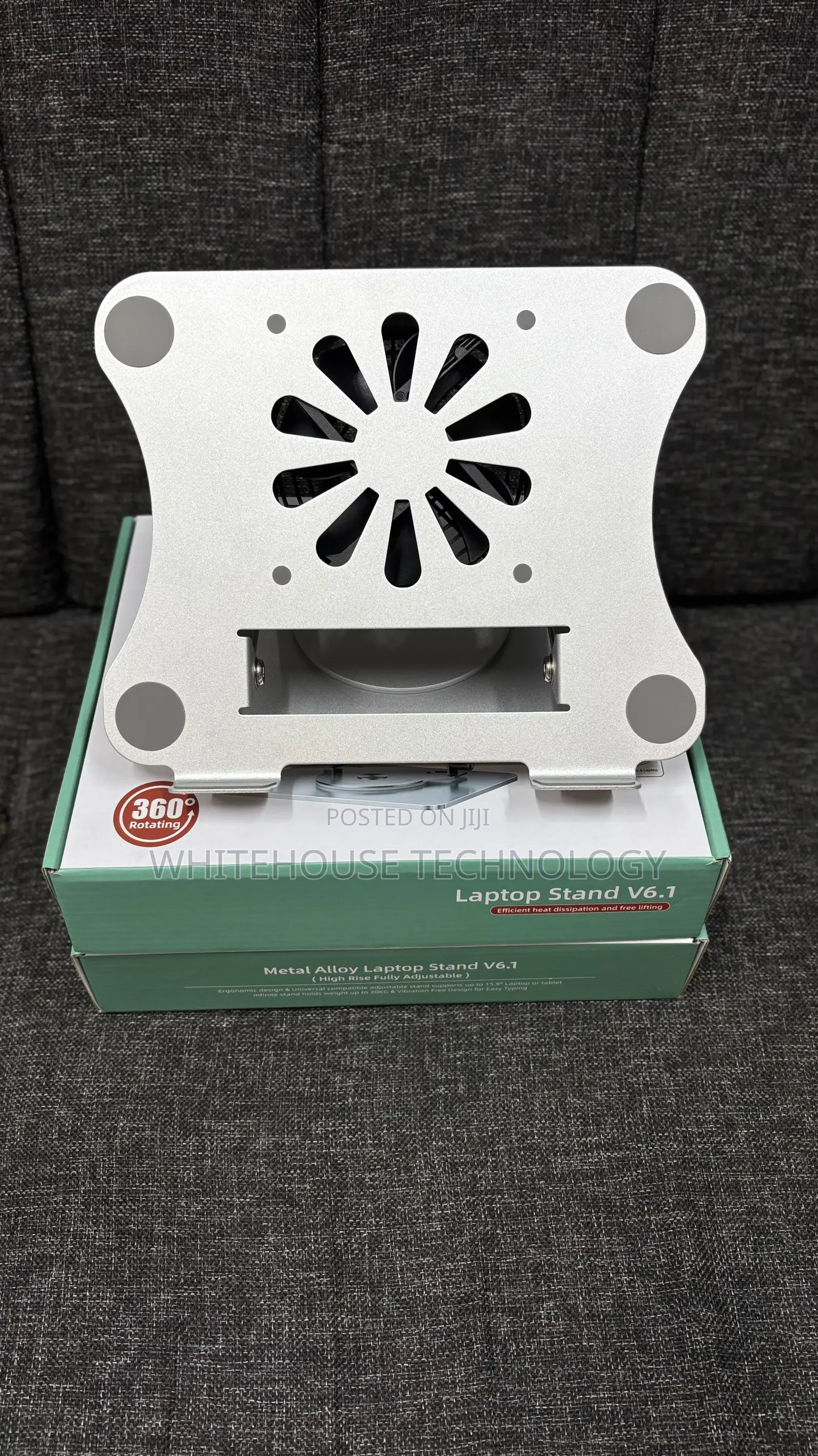 Rotating Laptop Stand With Fan