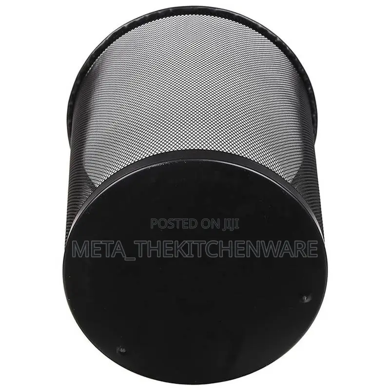 Round Net Metal Dustbin 33cm