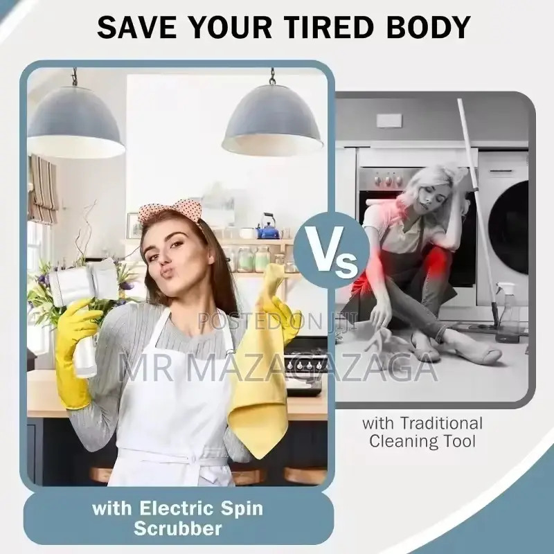 Electric Cleaning Brush 5in1