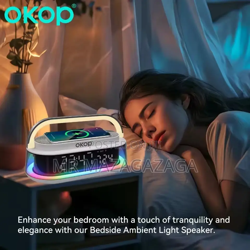 Alarm Clock Bluetooth Speaker