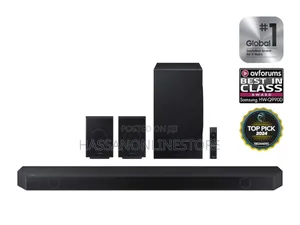 Samsung Q990d 11.1.4 656w Bluetooth Soundbar W/ Wireless Subwoofer