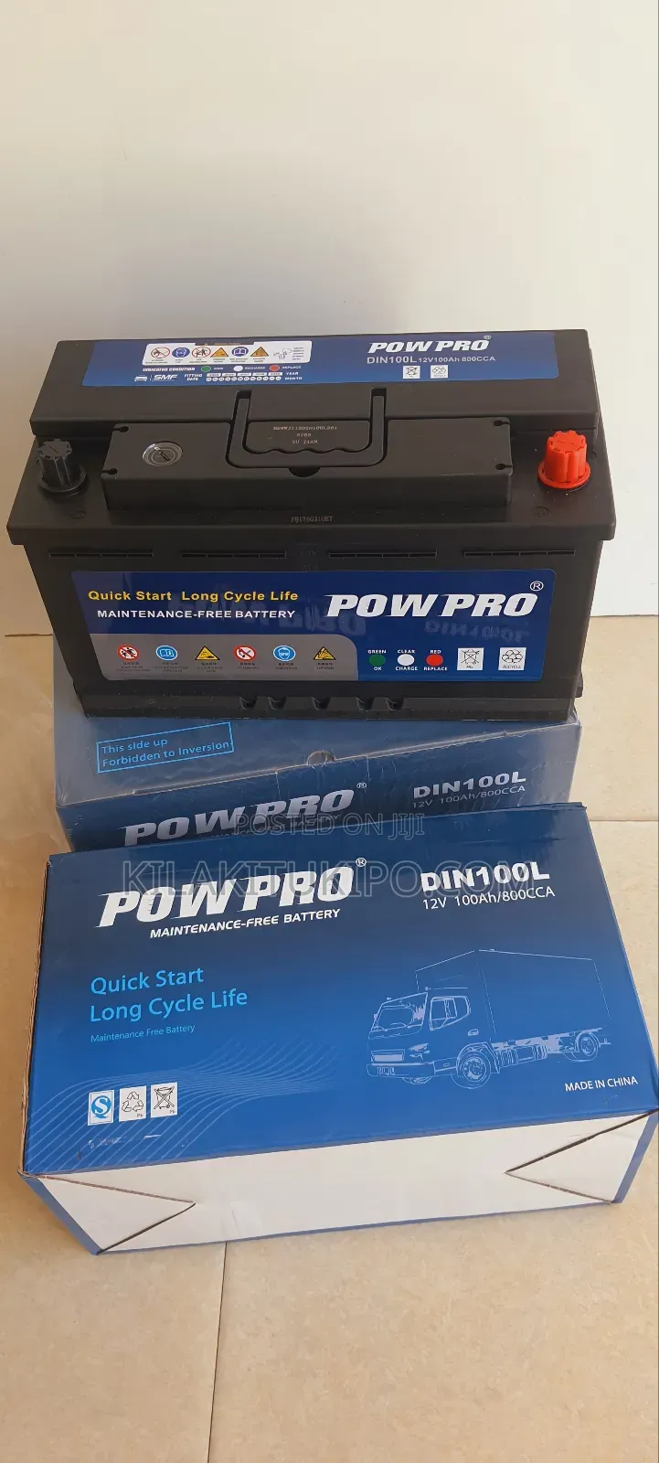 Power Pro Car Battery 12v-100ah/800cca Long Cycle Life