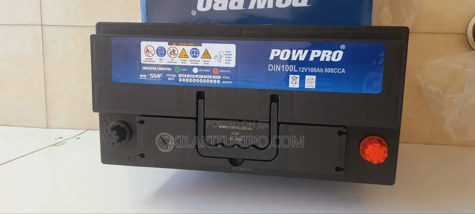 Power Pro Car Battery 12v-100ah/800cca Long Cycle Life