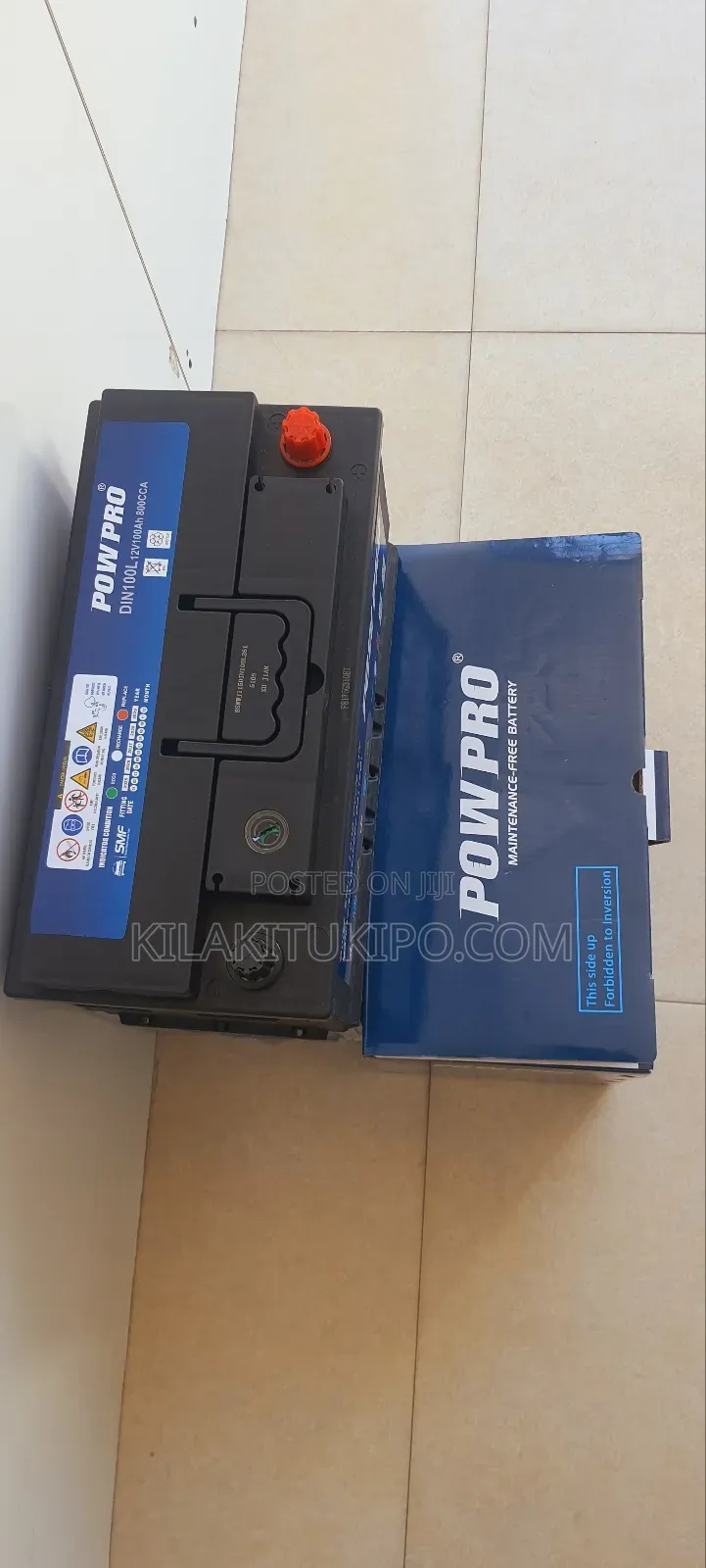 Power Pro Car Battery 12v-100ah/800cca Long Cycle Life