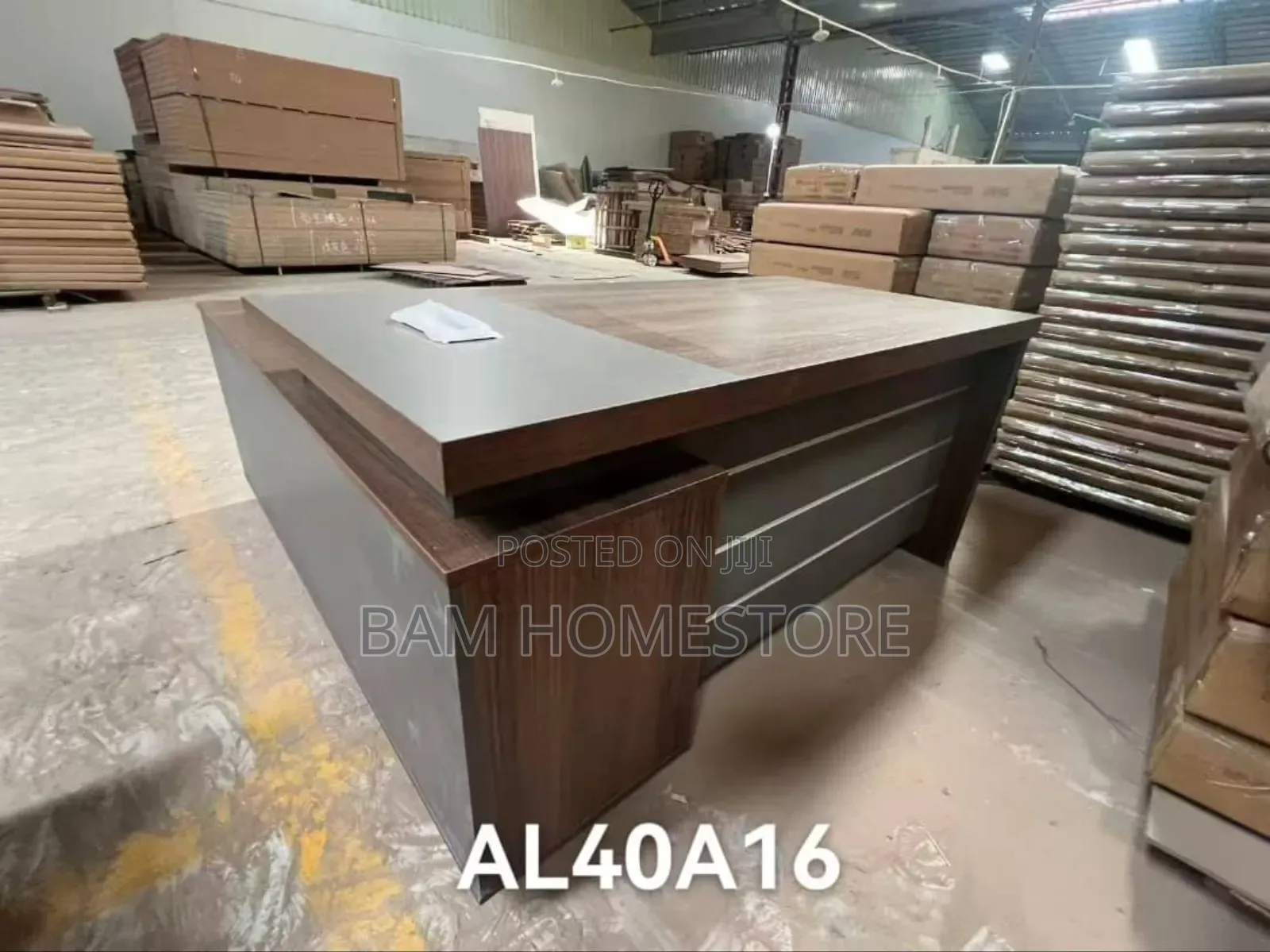 Modern Executive L-Shaped Office Desk 180cm (Al40b18)