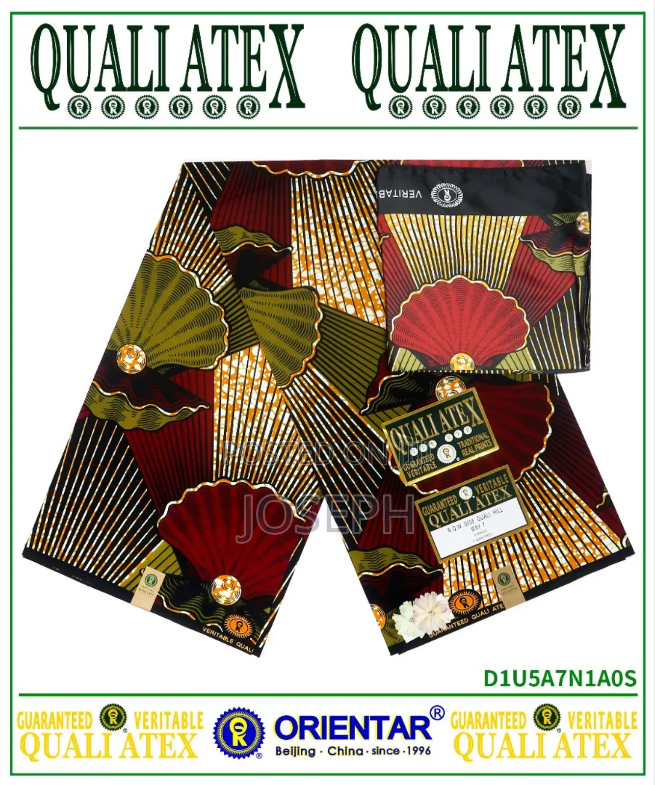 Vitenge Original Vya Vilemba Kutoka Congo