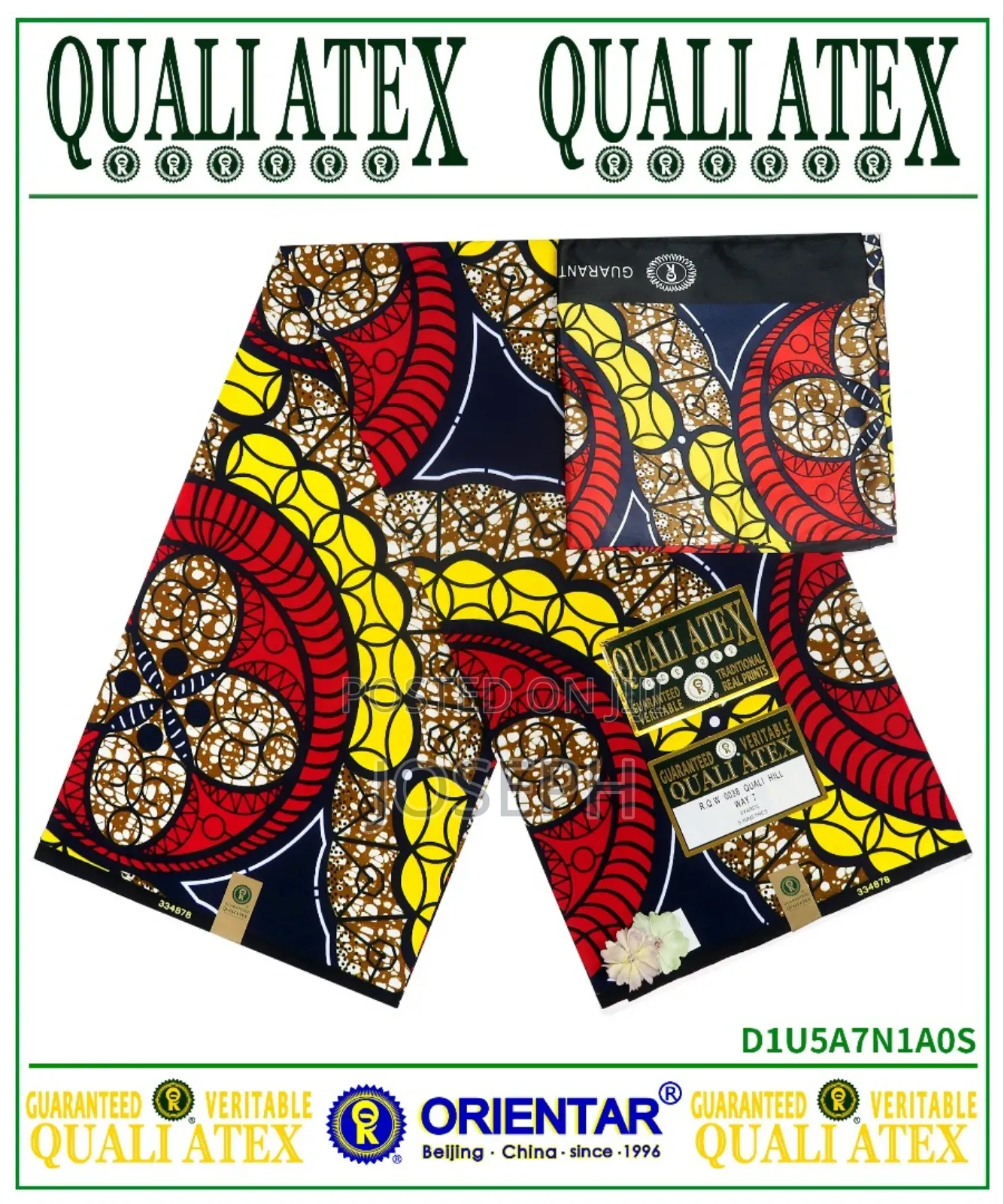Vitenge Original Vya Vilemba Kutoka Congo