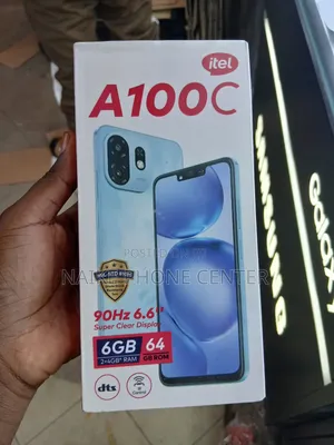 New Itel A100C 64 GB Black