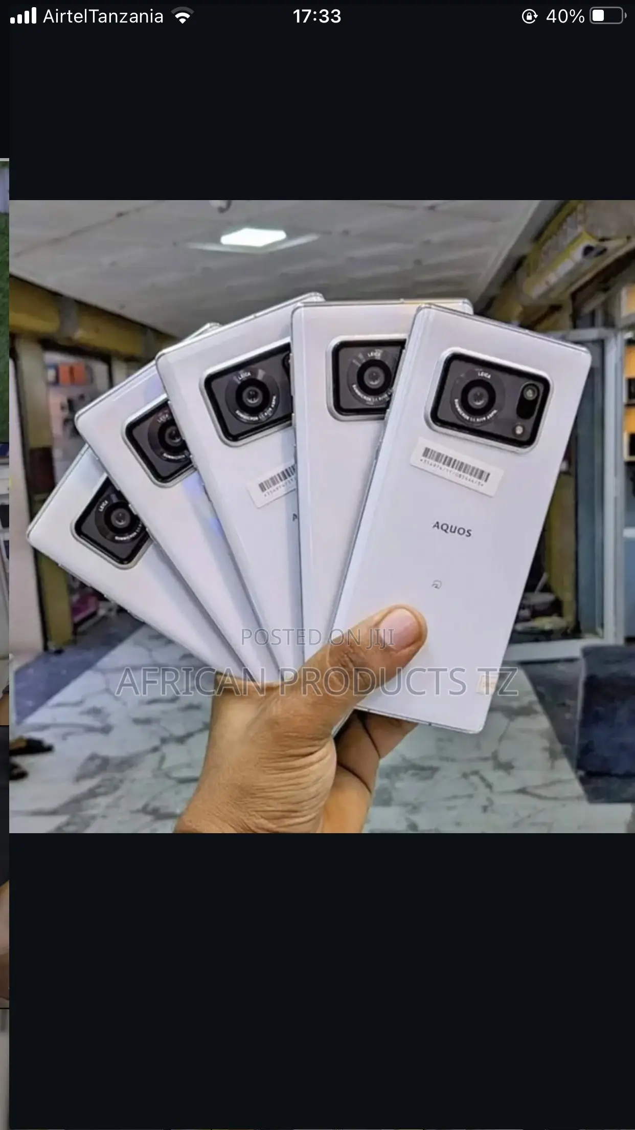Sharp Aquos R6 128 GB Black