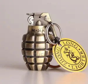 Refillable Hand Grenade Lighter Available