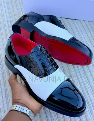 J.M Weston Black and White Shoes