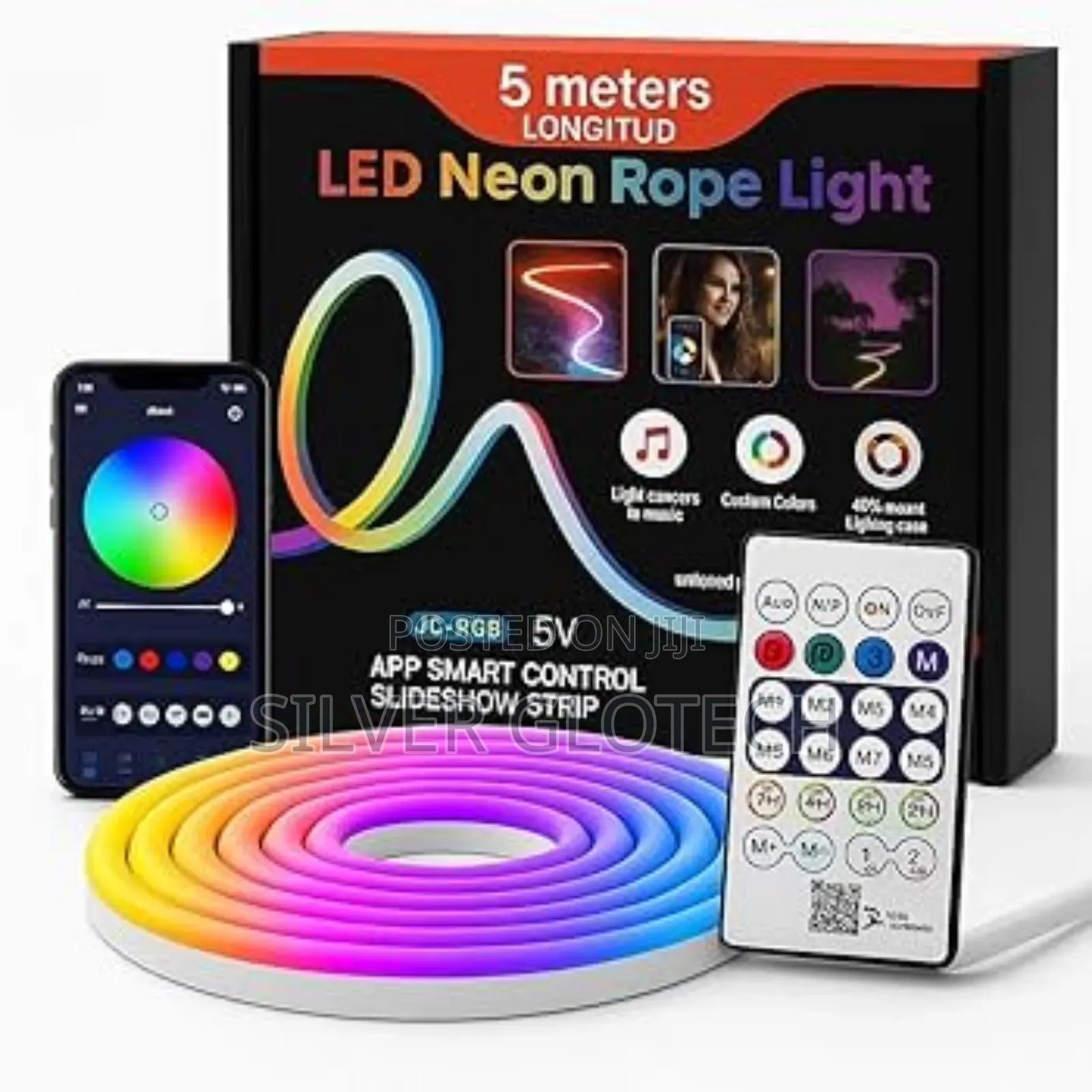 Led Neon Light 5 Meter Multicolor