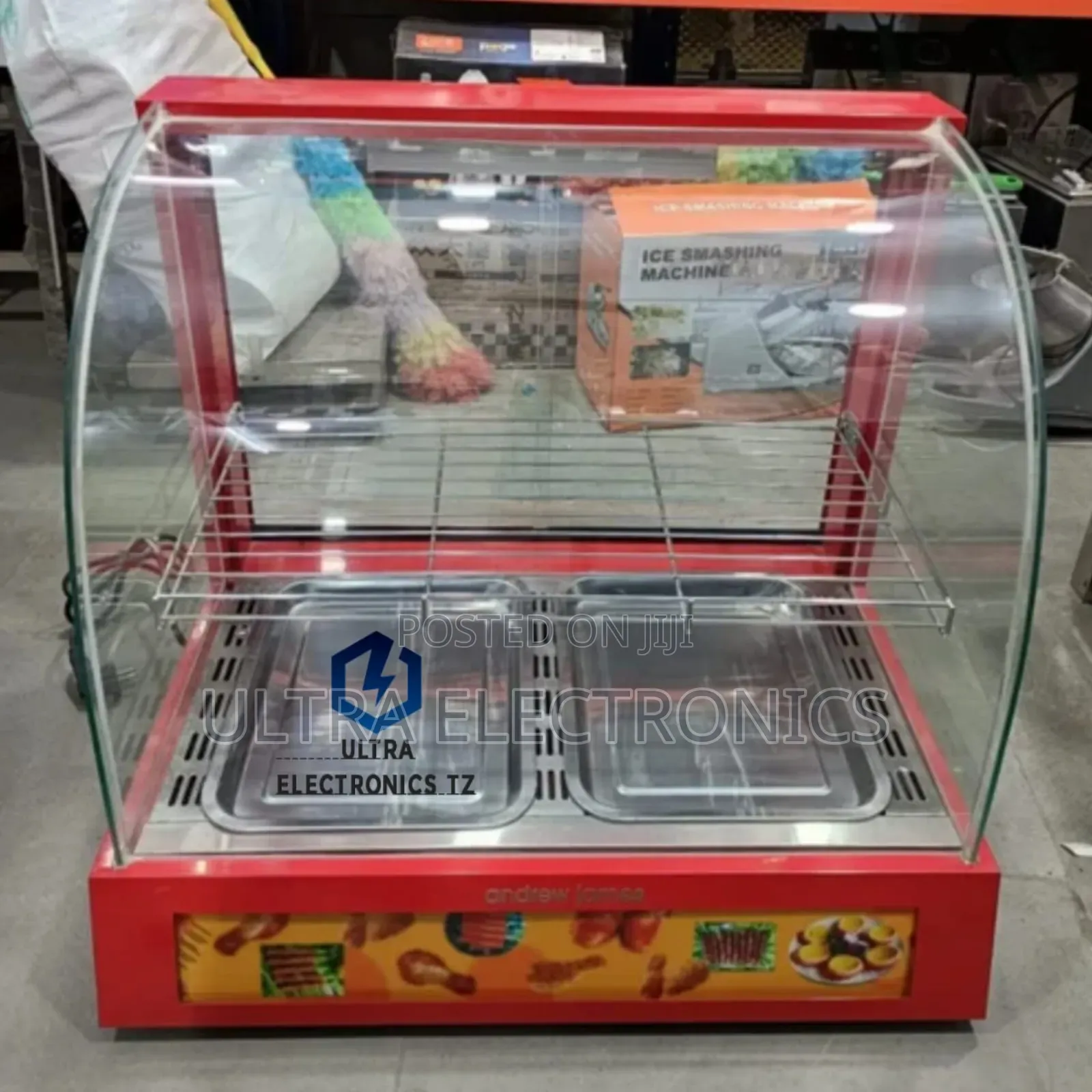 Commercial Food Display Warmer Food Warmer Display Showcase 2 Plate