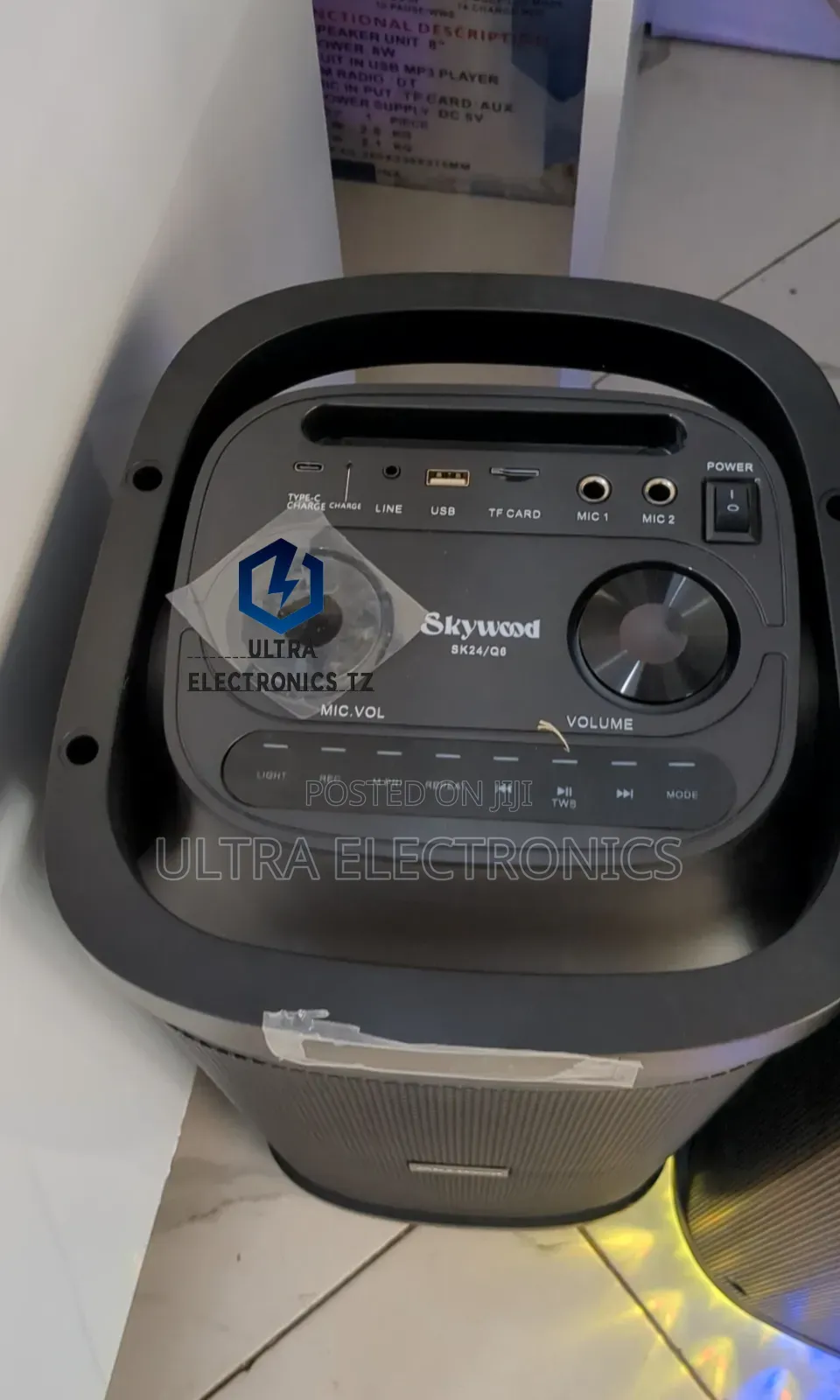 Skywood Portable Party Speaker Q6 Supper Bass Clear Sound With Mic