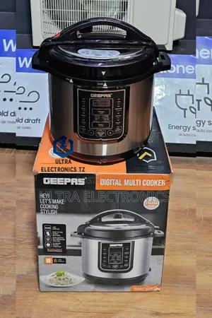 Geepas Pressure Cooker Multi Cooker 8 Liter Digital With Led Display