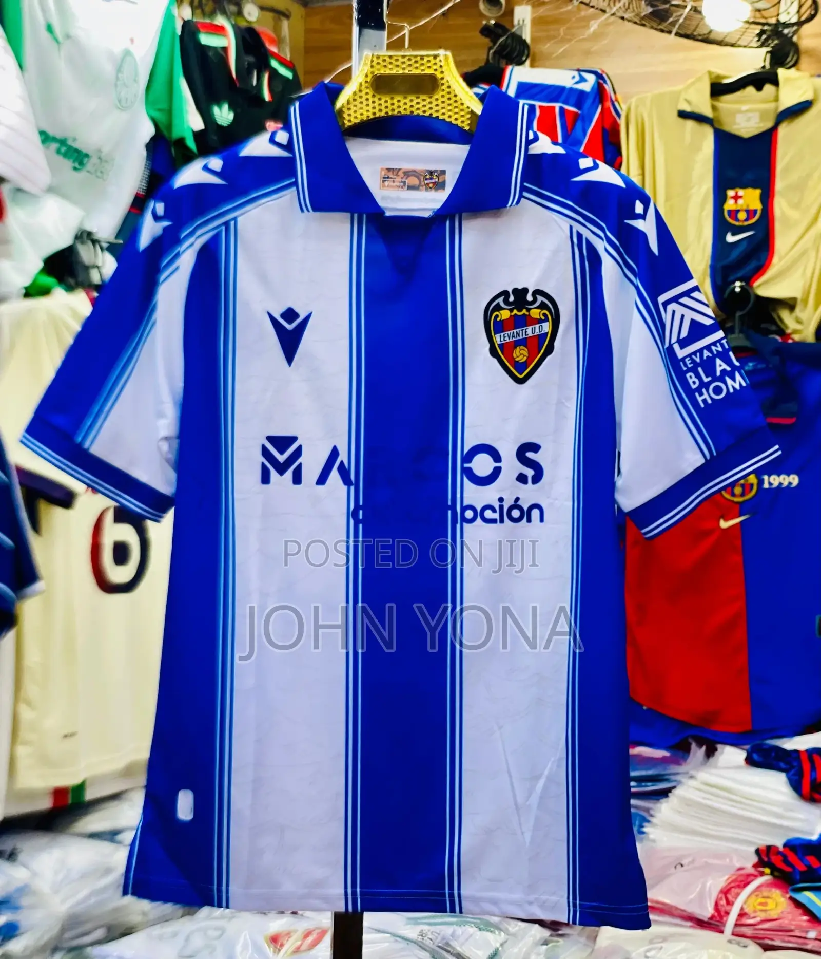 Levante Ud 2025/26 Home Short Sleeve T-Shirt.