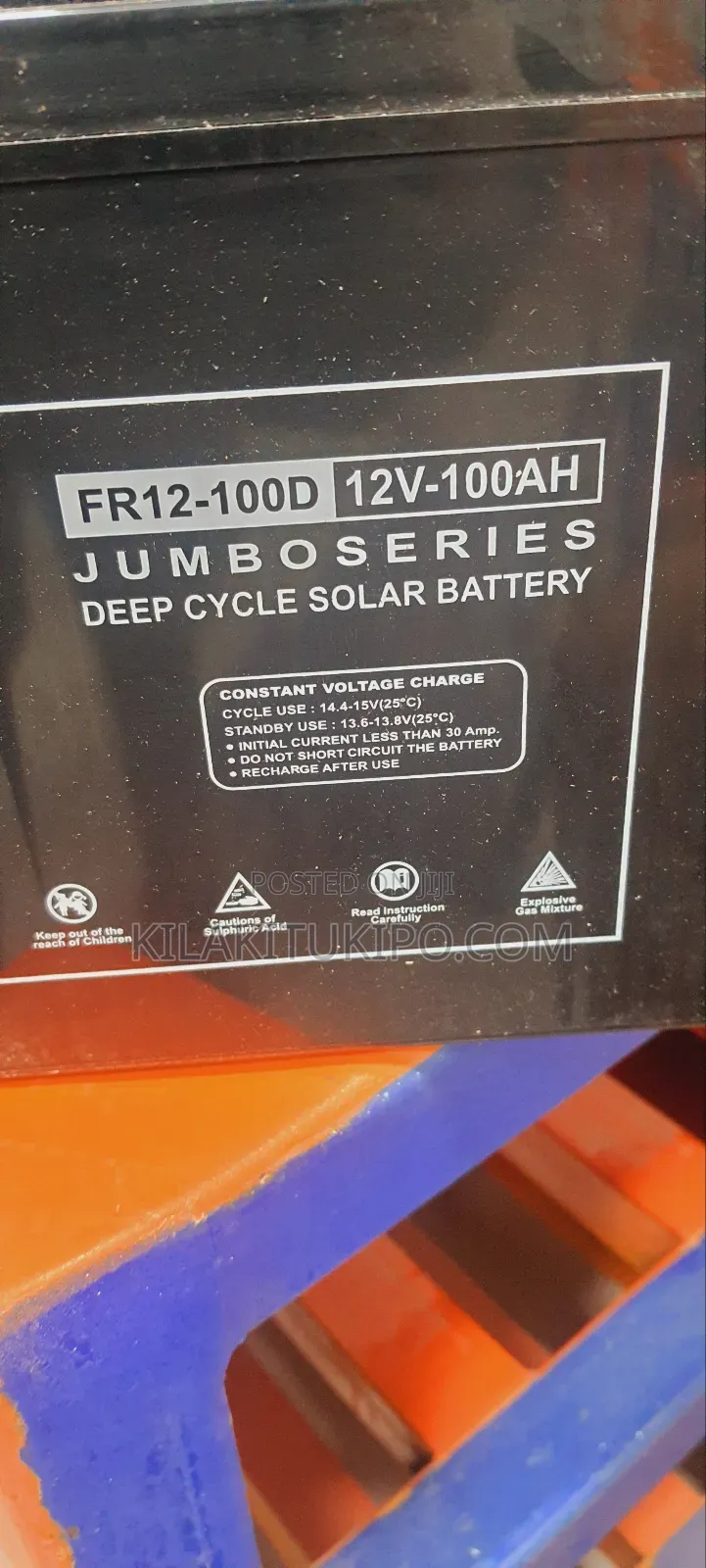 Deep Cycle Solar Battery 12v-100ah India