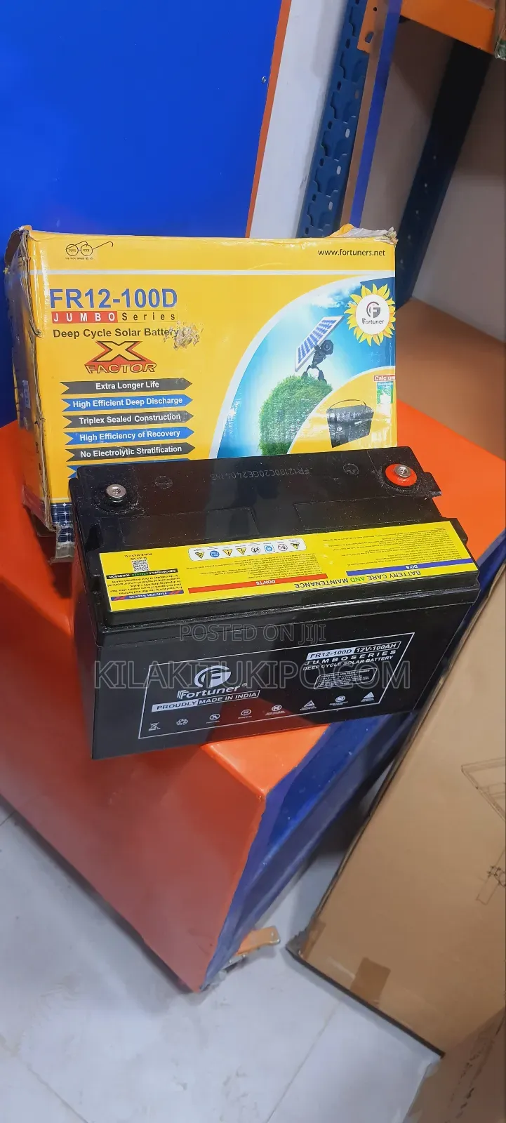 Deep Cycle Solar Battery 12v-100ah India