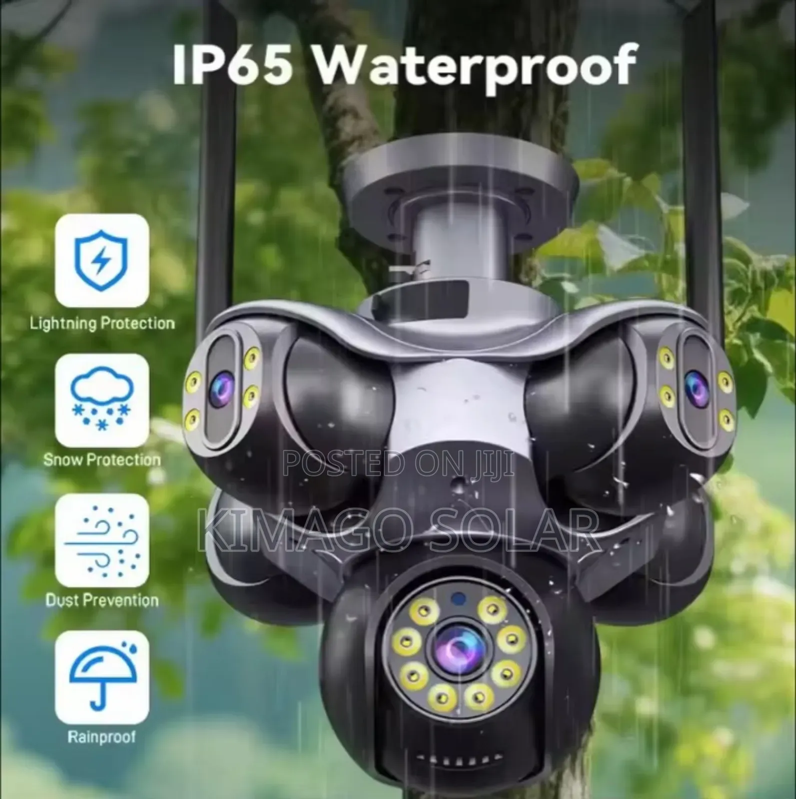 Smart Security Camera 5 Lens 25mp PTZ Wifi Night Vision