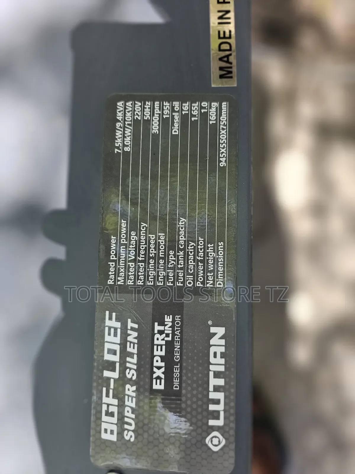 Lutian Silent Diesel Generator 10kva