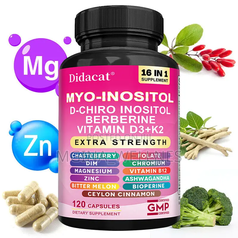 Myo-Inositol D-Chiro Inositol Vitamins D3 + Supplement