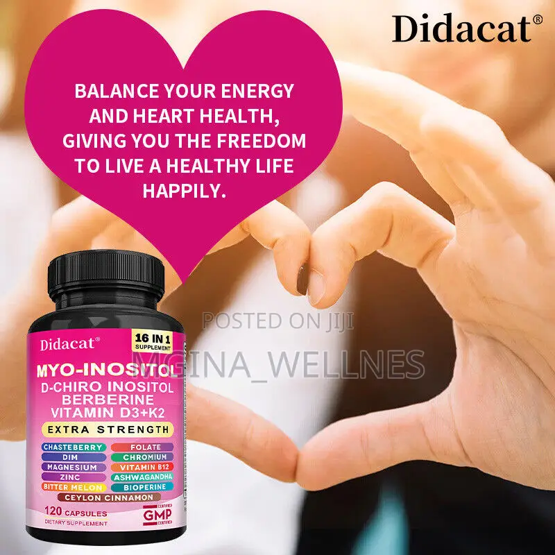 Myo-Inositol D-Chiro Inositol Vitamins D3 + Supplement